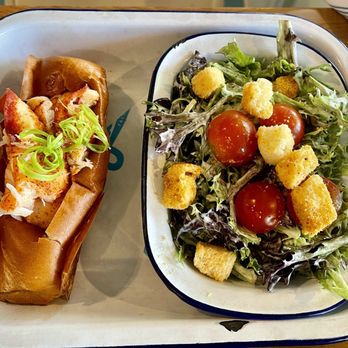 Garbo’s - My bf's lobster roll - Seafood Near Me - Austin, Texas