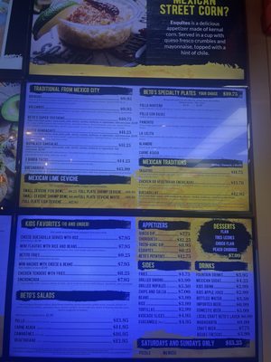 Menu photo 1 Beto's Tacos Lawrenceville, GA