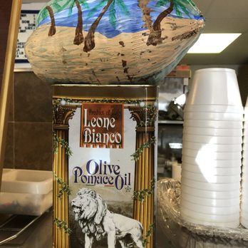 Leone's - Coconut shell on top of Olive Pomace oil! - Italian Near Me - Cape Coral, Florida Leone's - Coconut shell on top of Olive Pomace oil! - Italian Near Me - Cape Coral, Florida