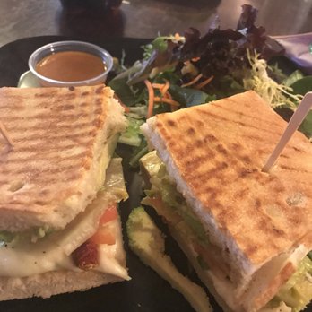The Cow's End Cafe - caprese sandwich with avocado + salad that comes with it - Coffee & Tea Near Me - Venice Beach, California The Cow's End Cafe - caprese sandwich with avocado + salad that comes with it - Coffee & Tea Near Me - Venice Beach, California