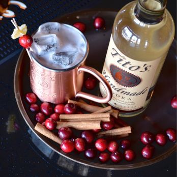 Drink Bar - Tito's spiced cranberry mule, cocktail, bar area - Bars Near Me - Burlington, Vermont Drink Bar - Tito's spiced cranberry mule, cocktail, bar area - Bars Near Me - Burlington, Vermont