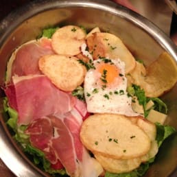 Big ole salad, light on the greens.