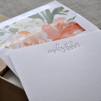 L.E. Taylor Design - Haute Papier Silk Stationery Box - Graphic Design Near Me