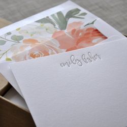 L.E. Taylor Design - Haute Papier Silk Stationery Box