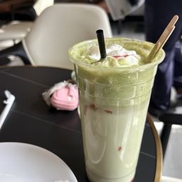 strawberry matcha