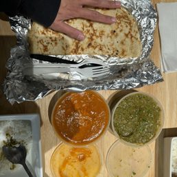 03/01/24. Butter Chicken $15.25+ & Saag Chicken $14.25+. PHENOMENAL! We got free naan =) 03/01/24. Butter Chicken $15.25+ & Saag Chicken $14.25+. PHENOMENAL! We got free naan =)