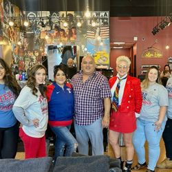 Floyd's 99 Barbershop - Celebration for Texas Rangers day