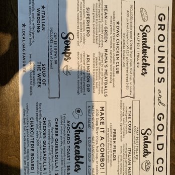 Grounds And Gold - Menu option - Coffee & Tea Near Me - Arlington, Texas Grounds And Gold - Menu option - Coffee & Tea Near Me - Arlington, Texas