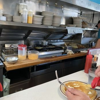 Our Kitchen - Small cooking area but the cook was a demon! - Breakfast & Brunch Near Me - Minneapolis, Minnesota