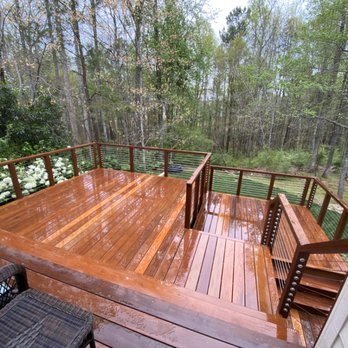 Precision Renovations - Multi-level deck - General Contractors Near Me