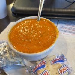 Wild Mike's - Roasted red pepper Gouda soup