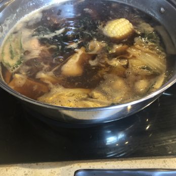 ShaBuShi - Dashi broth with seafood and veggies - Japanese Near Me - Los Angeles, California