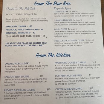 Common Restaurant  - Happy hour menu - Cocktail Bars Near Me - Savannah, Georgia