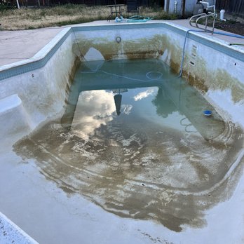 Central Valley Pool Pros - Algae and filthy being cleaned out - Pool Cleaners Near Me