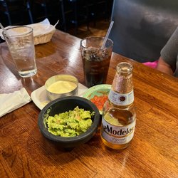 Tres Nopales - Fresh salsa, guacamole and delish queso with cold cerveza!