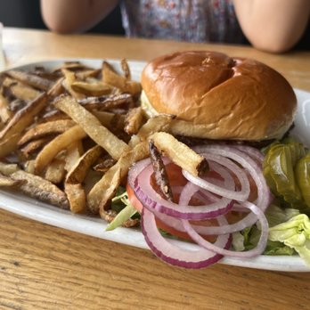 Fast Eddie's - a burger and fries on a plate - American Near Me - Parma, Ohio