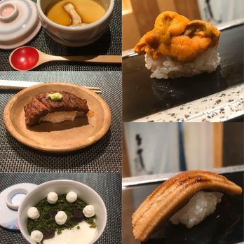 Omakase Yume - Chawanmushi Eel Uni Wagyu Matcha Panna Cotta - Sushi Bars Near Me - Chicago, Illinois Omakase Yume - Chawanmushi Eel Uni Wagyu Matcha Panna Cotta - Sushi Bars Near Me - Chicago, Illinois