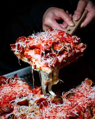 Slice of Homage Pizza by null