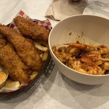 Karai Crab - Catfish with Fries and No Mess Shrimp - Seafood Near Me - Honolulu, Hawaii