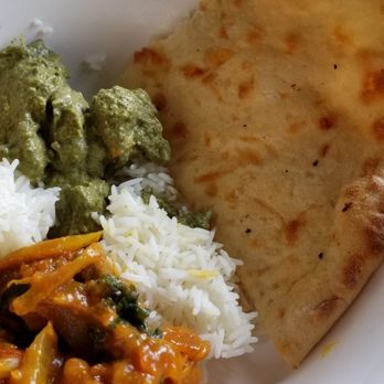 Mandala Restaurant Anchorage - Palak paneer, do pyaja, garlic and cheese naan (leftovers) - Himalayan/Nepalese Near Me - Anchorage, Alaska Mandala Restaurant Anchorage - Palak paneer, do pyaja, garlic and cheese naan (leftovers) - Himalayan/Nepalese Near Me - Anchorage, Alaska