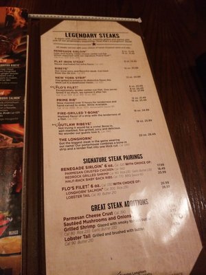 Menu photo 2 LongHorn Steakhouse Clarksville, IN