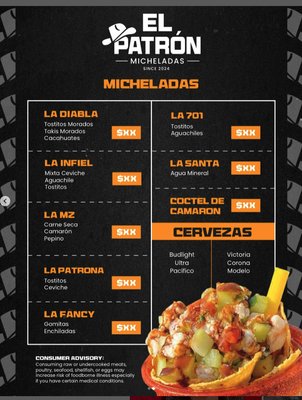 Micheladas El Patron