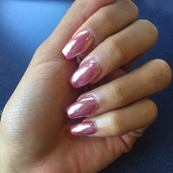 Posh Nails & Spa - rose-gold chrome nails - Waxing Near Me - Riverside, California Posh Nails & Spa - rose-gold chrome nails - Waxing Near Me - Riverside, California