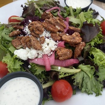 Down Under Restaurant - Beet and goat cheese salad. - Seafood Near Me - Fernandina Beach, Florida