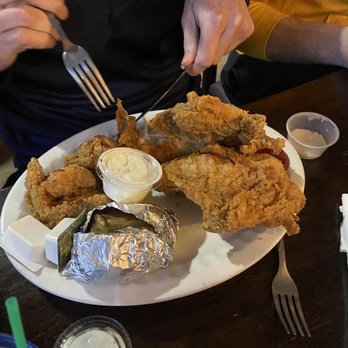 Covered Bridge Restaurant - a plate of fried chicken and other food items - New American Near Me - Zumbrota, Minnesota Covered Bridge Restaurant - a plate of fried chicken and other food items - New American Near Me - Zumbrota, Minnesota