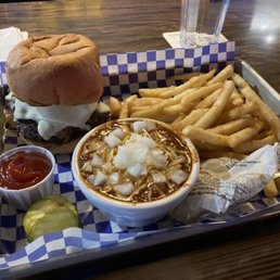 Mushroom burger with chili Mushroom burger with chili