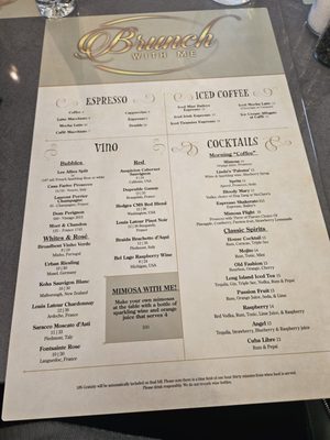 Menu photo 1 Brunch With Me Saint Clair Shores, MI