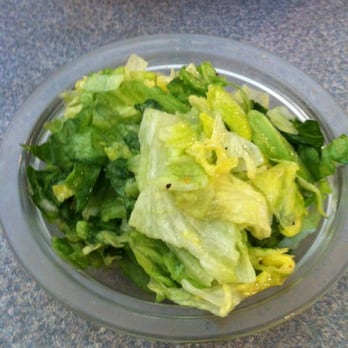 Mama Z's Cafe - The house salad with homemade Italian vinaigrette.  (Good but could use an extra shot of vinegar). - Italian Near Me - Tontitown, Arkansas