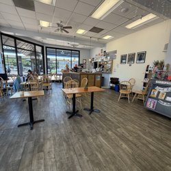 The cafe part of the bookstore