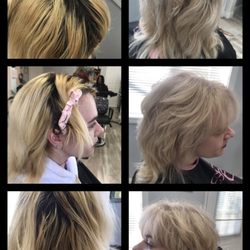 Halo Hair Studio - Before and after