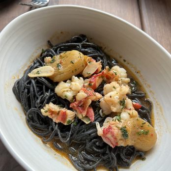 Sorella - Squid Ink Linguini ($32) - Italian Near Me - San Francisco, California Sorella - Squid Ink Linguini ($32) - Italian Near Me - San Francisco, California
