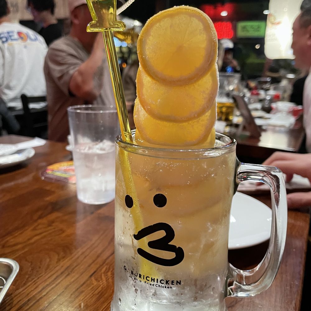Gaburi Chicken - Frozen tower lemon sour - Izakaya Near Me - Torrance, California