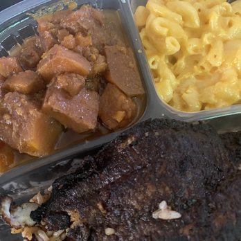 JG’s Jerk Grill - Jerk catfish. Yams. Mac and cheese. It was ok. - Seafood Near Me - Hillside, Illinois JG’s Jerk Grill - Jerk catfish. Yams. Mac and cheese. It was ok. - Seafood Near Me - Hillside, Illinois