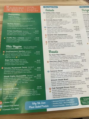Menu photo 1 Veggie Grill by Next Level Cambridge, MA