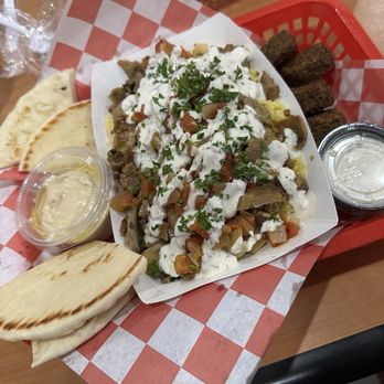 O's Grill - Beef and Lamb (Classic) Platter - Food Trucks Near Me - Cedar Rapids, Iowa