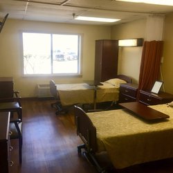 Vintage Health Care Center - One of the transitional care unit rooms.