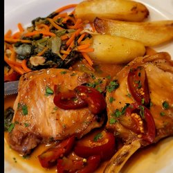 Tommaso Restaurant - Pork Chops with Cherry Peppers