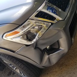 Crashed bumper Crashed bumper