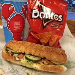 Lobster sub (6") meal $12.18 incl tax