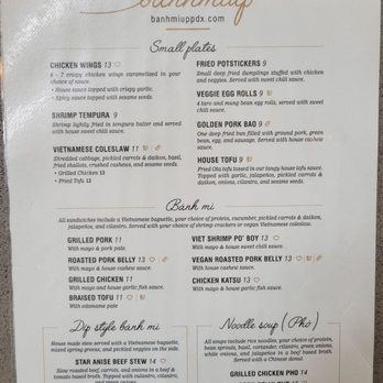 Banh Mi Up - Menu (Oct 2023) - Vietnamese Near Me - Portland, Oregon Banh Mi Up - Menu (Oct 2023) - Vietnamese Near Me - Portland, Oregon