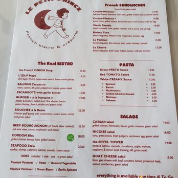 Le Petit Prince - Part of the menu - Creperies Near Me - Henderson, Nevada Le Petit Prince - Part of the menu - Creperies Near Me - Henderson, Nevada