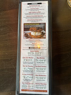 Menu photo 2 Farrelli's Pizza Silverdale, WA Menu photo 2 Farrelli's Pizza Silverdale, WA