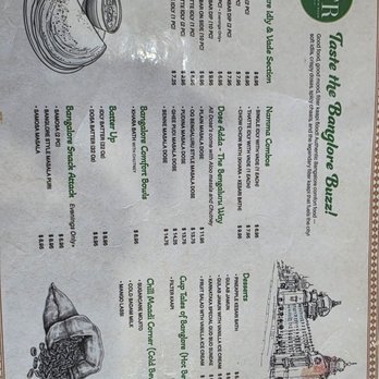 Bangalore Tiffin Room - Menu - Indian Near Me - Round Rock, Texas
