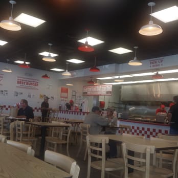 Five Guys - Clean, open environment with classic rock piping at just right level. - Burgers Near Me - Mobile, Alabama