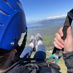 Paraglide Maui - Top gun flight