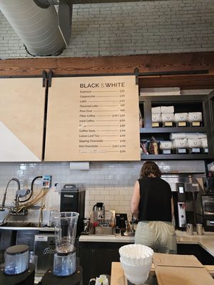 Black & White Coffee, at Videri Chocolate Factory by null